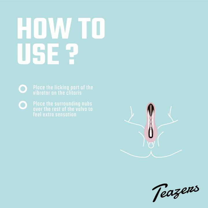 Produktbild Teazers Klitorisvibrator mit Zunge