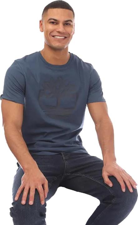 Actual product image Timberland Mens Kennebec River Tree Logo T-Shirt (S)