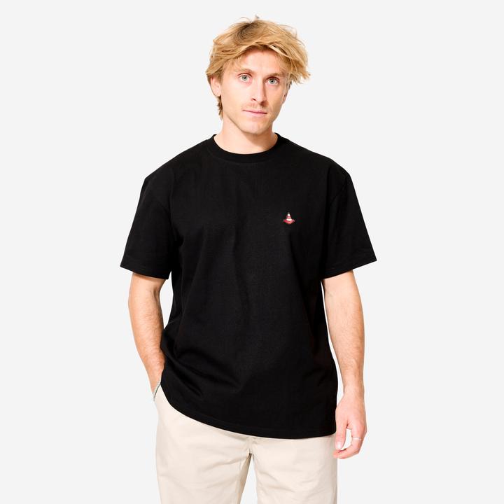 Image du produit Oxelo T-shirt de skateboard manches courtes ts500 trafic noir (XL)