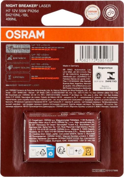 Produktbild Osram Night Breaker Laser Next Generation H7 5 (H7)