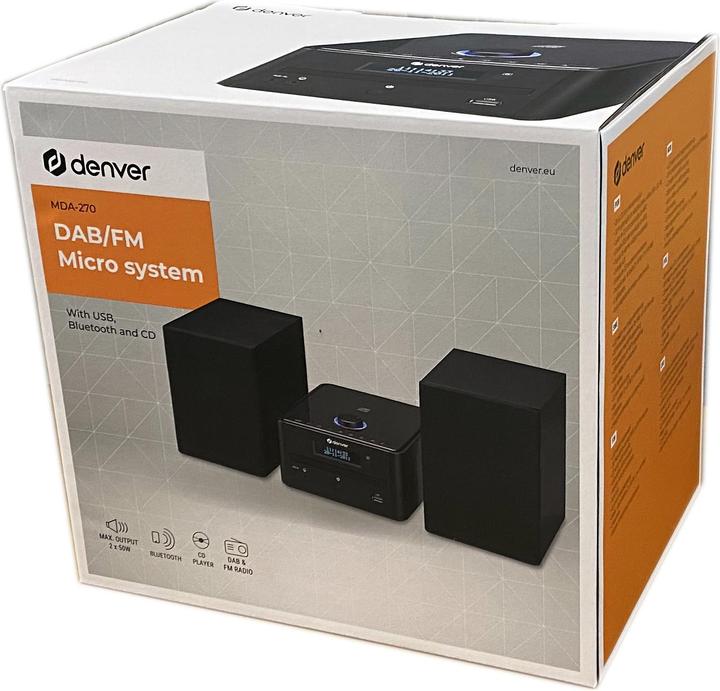 Produktbild Denver MDA-270 (Bluetooth, WLAN, CD Player, 1x 10 W)