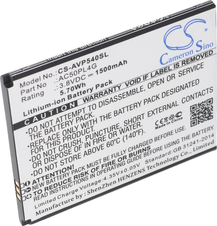 Immagine prodotto AccuCell Batteria Archos AC50PL4G, Archos 50 Platinum 4G