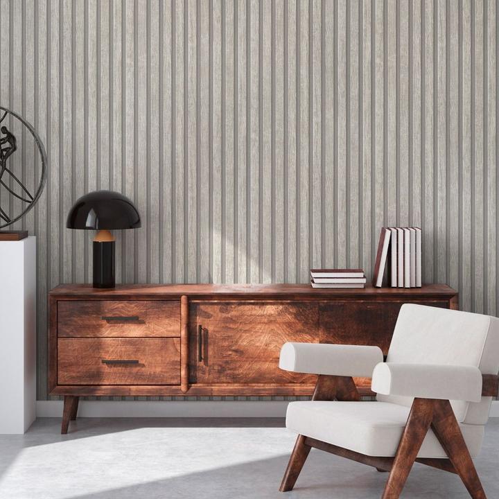 Immagine prodotto AS Creation Doghe in Legno Carta da Parati (53 x 1000 cm)