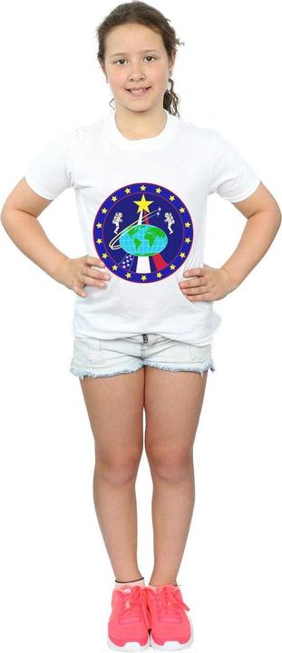 Immagine prodotto Nasa Classic Globe Astronauts Maglietta Ragazze (116)
