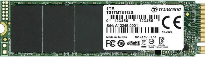 Actual product image Transcend 112S (1000 GB, M.2 2280)