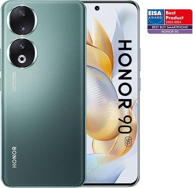 Produktbild Honor 90 (512 GB, Midnight Emerald Green, 6.70", SIM + eSIM, 200 Mpx, 5G)