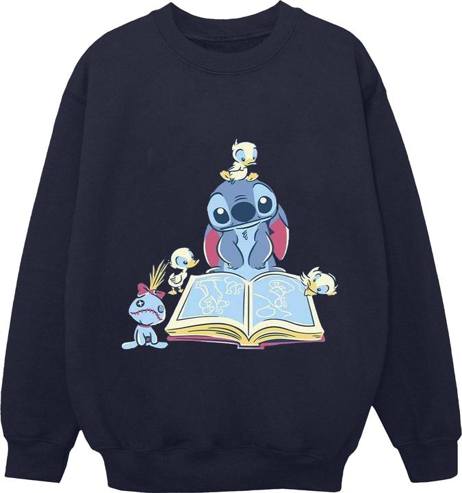 Immagine prodotto Disney Lilo & Stitch Reading A Book Felpa Donna (L)
