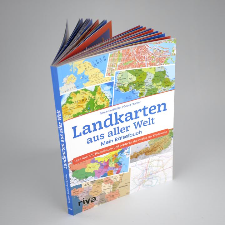 Image du produit Landkarten aus aller Welt – Mein Rätselbuch (Allemand, George Stadler, Benjamin Stadler, 2022)