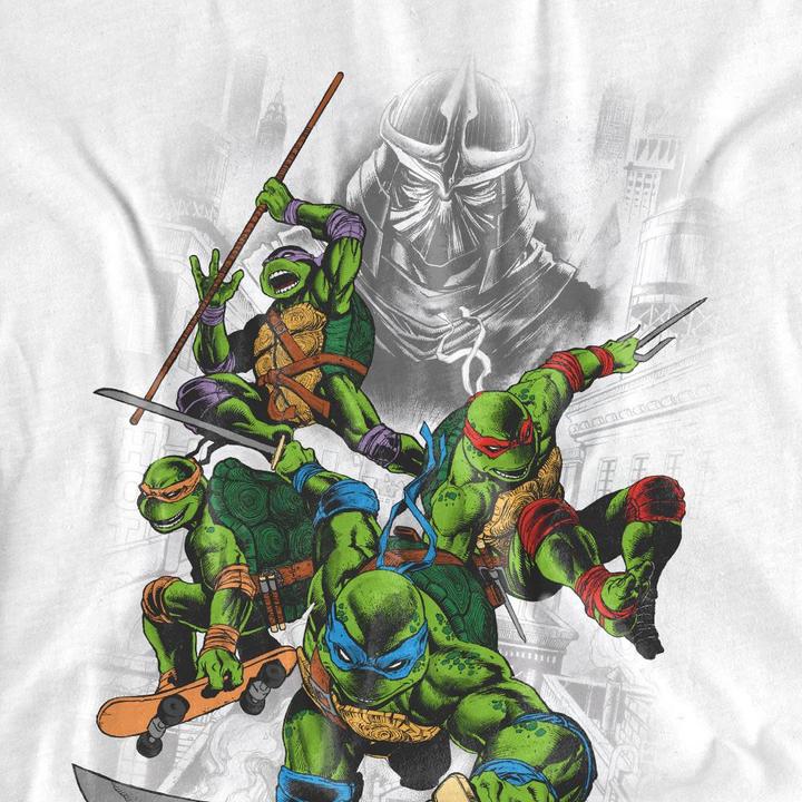 Image du produit Teenage Mutant NT - T-shirt SHREDDER AND TURTLES - Adulte (L)