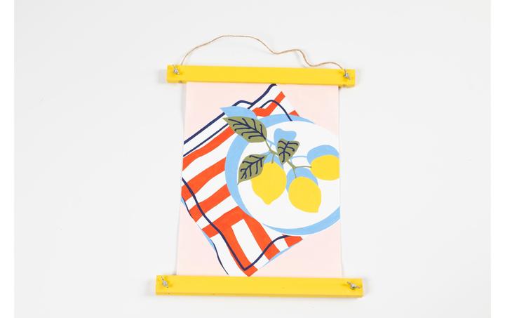 Actual product image Creativ Company Bastelfarbe Malen nach Zahlen mit Acrylfarben 4 Stück (Yellow, Multicoloured)