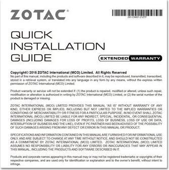 Actual product image Zotac GeForce GTX 1050 Ti OC Edition (4 GB)