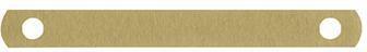 Actual product image Soldan SoldanPlus cover strip 3270200 95mm metal brass 100 pcs./pack.