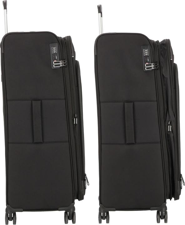 Immagine prodotto D&N Travel Line 9504 Carrello a 4 ruote L 76 cm con piega ad espansione (102 l, L (90 - 115l))