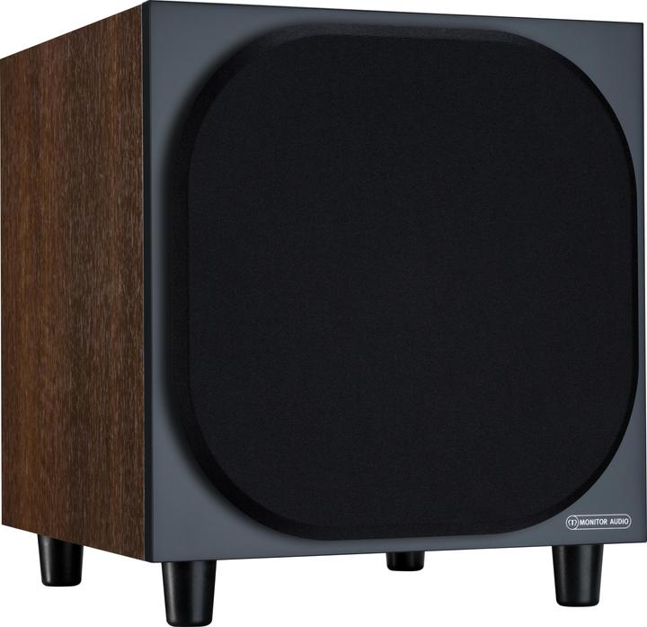 Monitor Audio Subwoofer Bronze W10 Noyer noir (1 pièce, 220 W)