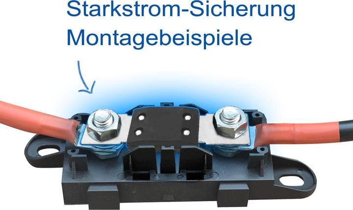Produktbild Enjoy solar Batteriekabel mit Hochlastsicherungshalter 2m 35mm², Batterie zu Laderegler (Solarkabel)