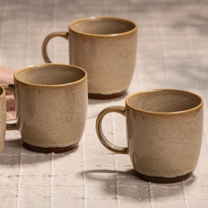 Produktbild Ladelle Henkeltassen «Rustikal», 4er-Set (4 x)