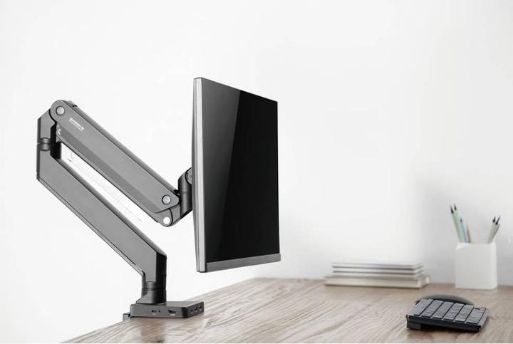 Produktbild SpeaKa Professional SP-MM-810 1fach Monitor-Tischhalterung 43,2cm (17/ ) - 88,9cm (35/ ) Integriert (Tisch, 35")