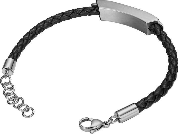 Produktbild Police Gripcord Armband (21 cm, Leder, Edelstahl)