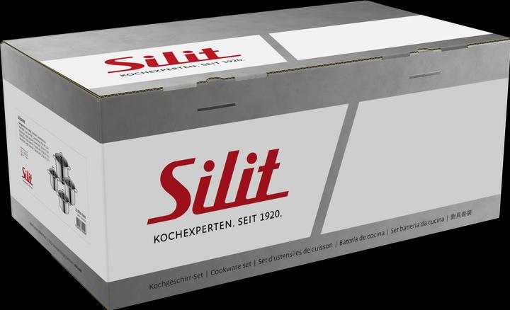 Immagine prodotto Silit Alicante (24 cm, Set di pentole e padelle da cucina, Acciaio inossidabile)