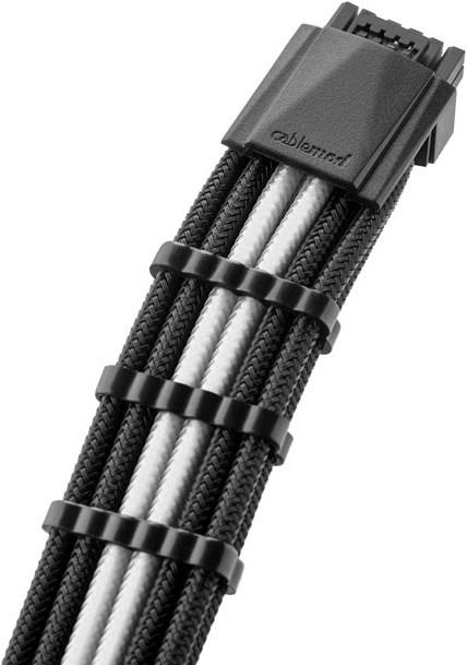 Actual product image CableMod Pro ModMesh 12VHPWR Cable Extension Kit - black/white
