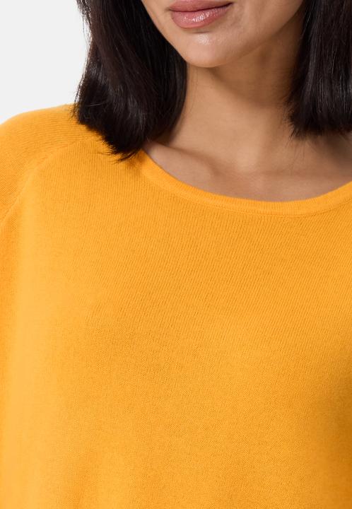 Produktbild Cash-Mere Kaschmir Rundhals Pullover mit Seitenschlitzen (L)