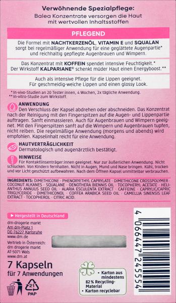 Produktbild dm Balea Konzentrat Augen & Lippen (Serum, Tag + Nacht)