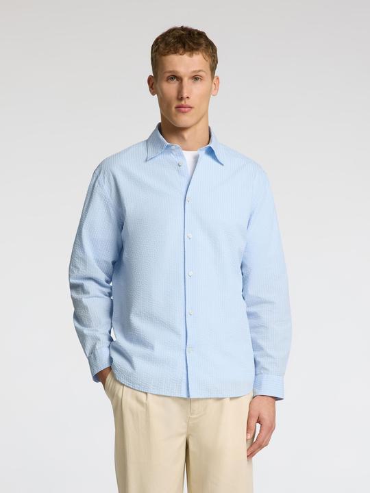 Image du produit Selected Homme Seersucker Langarmhemd (S)