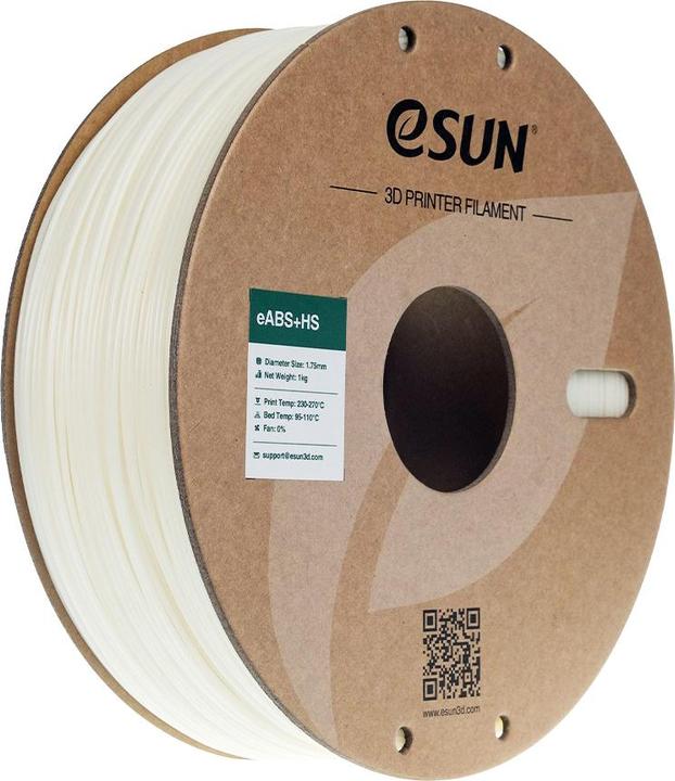 Immagine prodotto eSUN EABS+HS 1.75mm NATURALE 1kg (ABS, 1.75 mm, 1000 g, Trasparente)