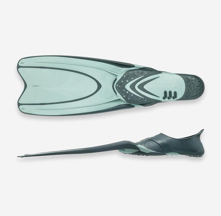 Actual product image Subea Diving fins FF 100 React Marbre khaki (36, 37)