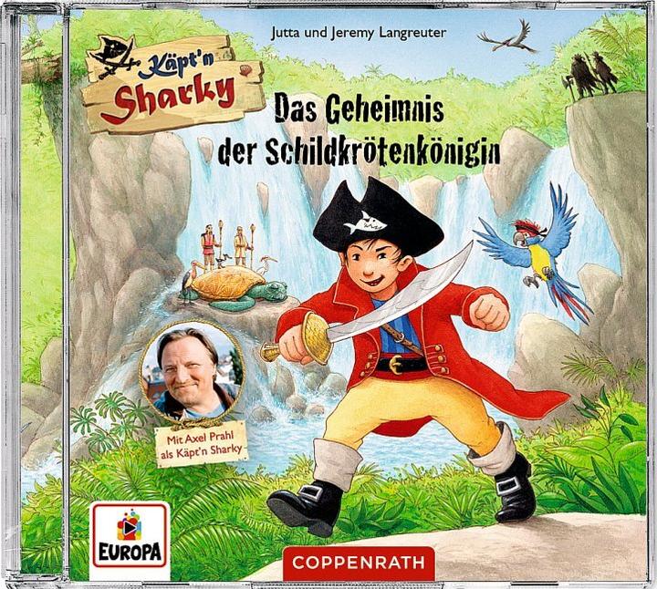 Produktbild CD Hörspiel: Käpt'n Sharky - Das Geheimnis der Schildkrötenkönigin (Jutta Langreuter, Axel Prahl, Silvio Neuendorf, Jeremy Langreuter, Deutsch)
