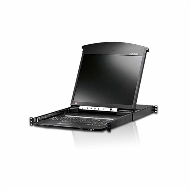 Actual product image Aten KL1516AiM ALTUSEN 19" console with KVM switch, 16-way, 43.18 cm