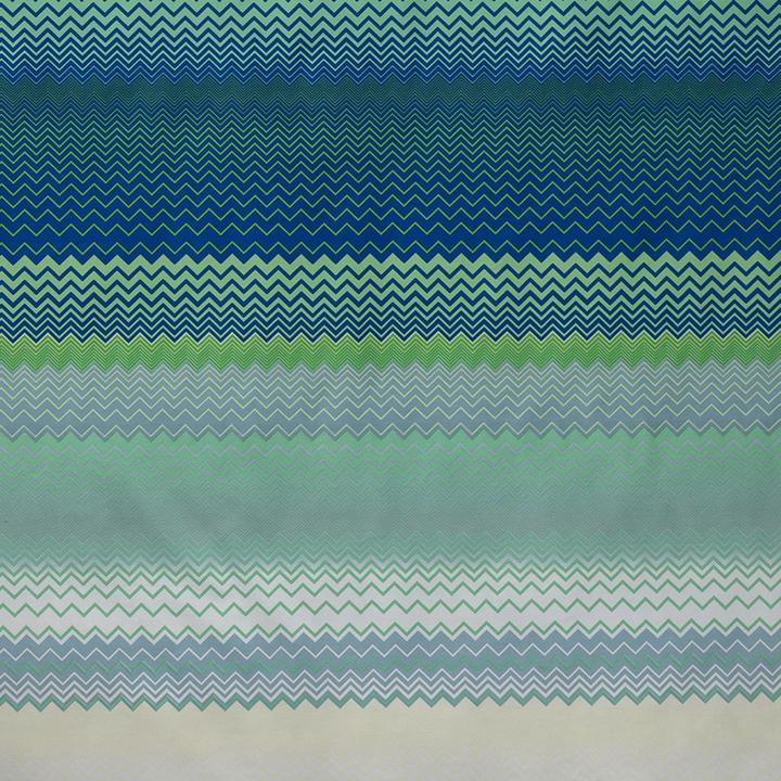 Actual product image Janine Mako-Satin Bettwäsche moments 98120 blau türkis (Duvet cover, 80x80 cm, 135x200 cm)