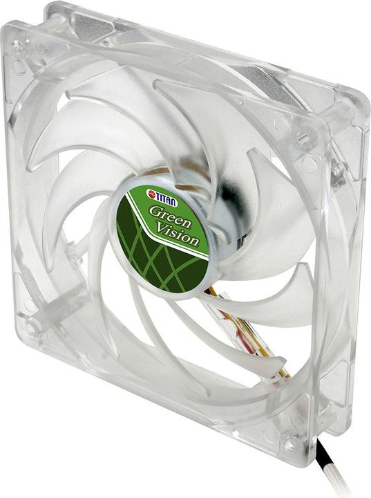 Actual product image Titan Fan,, 120x120x25mm, TFD-12025GT12Z/V2(RB), Green Vision (120 mm, 1 x)
