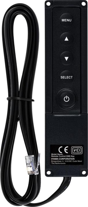iiyama CONTROLPAD FOR TX234 TF1X32MC (Device-specific remote control)