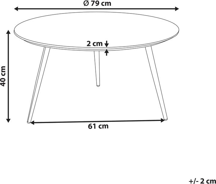 Actual product image Beliani Effie (79 x 40 cm)