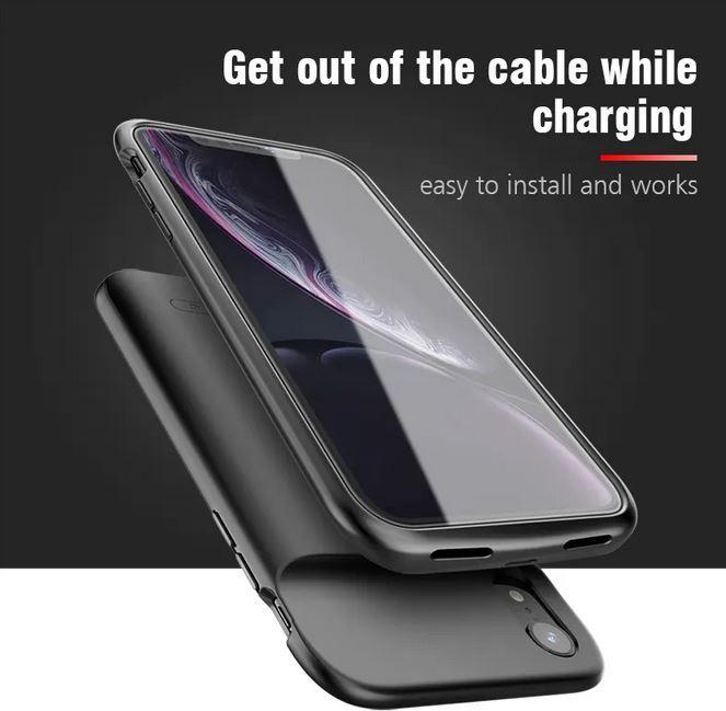 Immagine prodotto PhoneLook Cover in gomma siliconica con power bank integrato da 4800mAh (Apple iPhone 13)