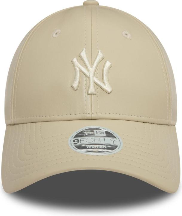 Actual product image New Era 9Forty Femme Cap - SIMILICUIR NY Yankees beige