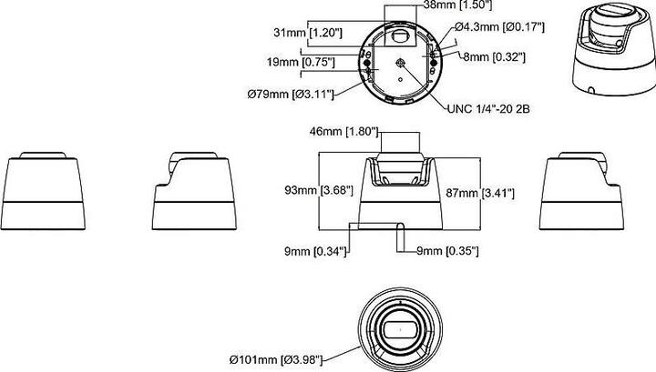 Actual product image Axis M3126-LVE Black (2688 x 1512 Pixels)