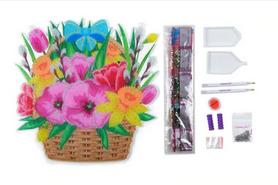Actual product image Craft Buddy Spring, 30x30cm Crystal Art hanging basket