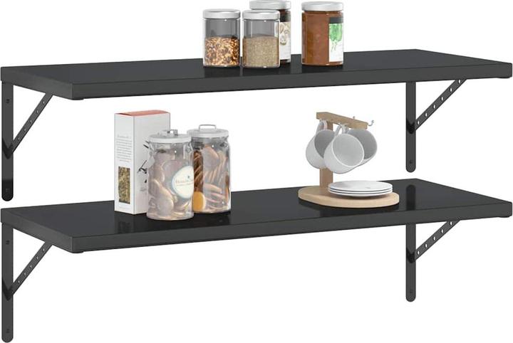 Actual product image VidaXL Wall shelves 2 pcs. Noble (100 x 40 x 3 cm)