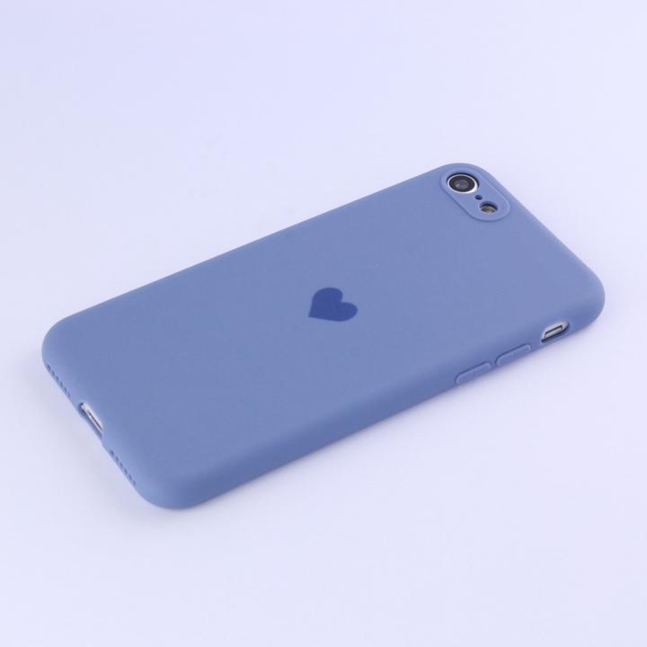 Image du produit PhoneLook Coque Silicone Mat Coeur Lavande (Apple iPhone 7)