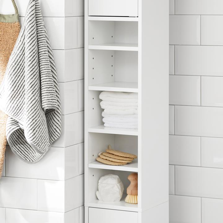 Image du produit SoBuy Armoire haute de salle de bains (20 x 20 x 180 cm)