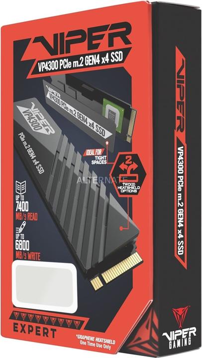 Actual product image Patriot Viper VP4300 (1000 GB, M.2 2280)