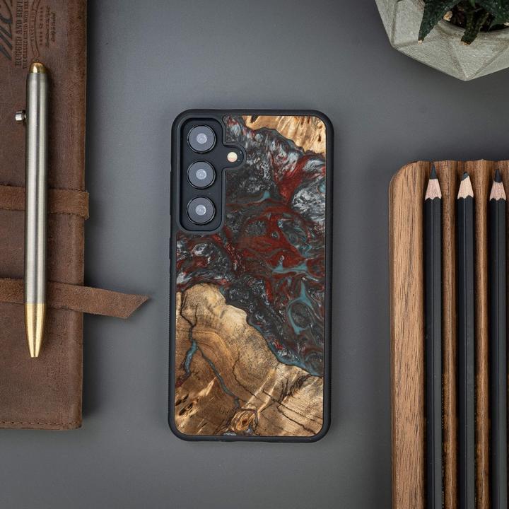 Image du produit INNE Etui unique Bewood pour Samsung Galaxy A55 5G Planètes Pluton (Samsung Galaxy A55)