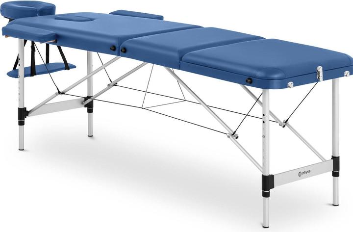 Immagine prodotto Physa Lettino massaggio portatile - 185 x 60 x 60 - 81 cm - 180 kg - Blue