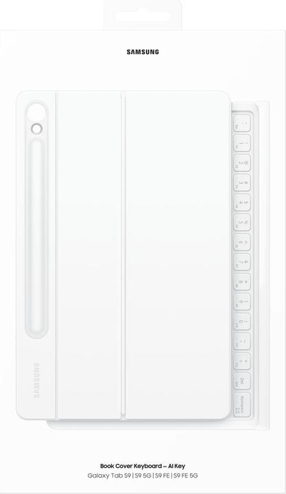 Produktbild Samsung Book Cover Keyboard (DE, Galaxy Tab S9, Galaxy Tab S9 FE)