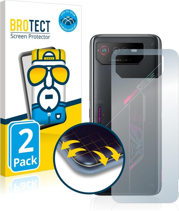 Produktbild BROTECT Full-Cover Displayschutz (2 Stück, Asus ROG Phone 6)
