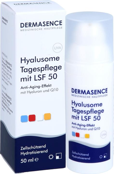 Produktbild Dermasence Hyalusome Tagespflege LSF50 (50 ml, 24h Creme, SPF 50)