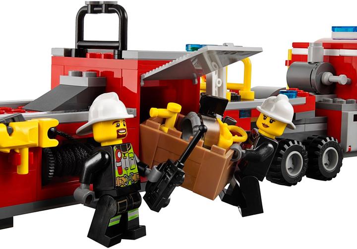 Produktbild LEGO Feuerwehrauto mit Kran (60112, LEGO City)
