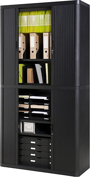 Image du produit Paperflow Armoire à rideau EASYOFFICE (110 x 41,5 x 204 cm)